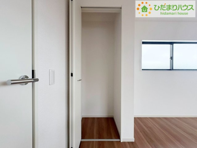 日立市東大沼町11期　新築戸建　3号棟の収納|洋室B　収納
