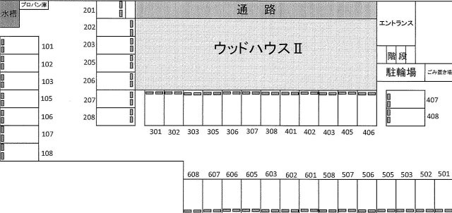 ウッドハウスIIの地図