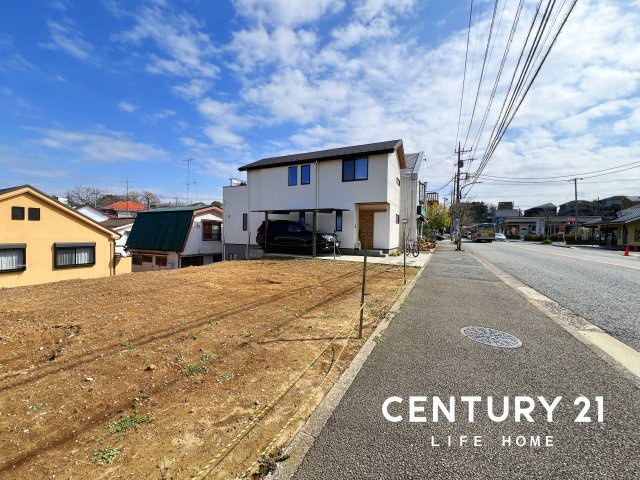 【前面道路含む現地写真】 | 東急田園都市線「すずかけ台」売地 | 前面道路含む現地写真です