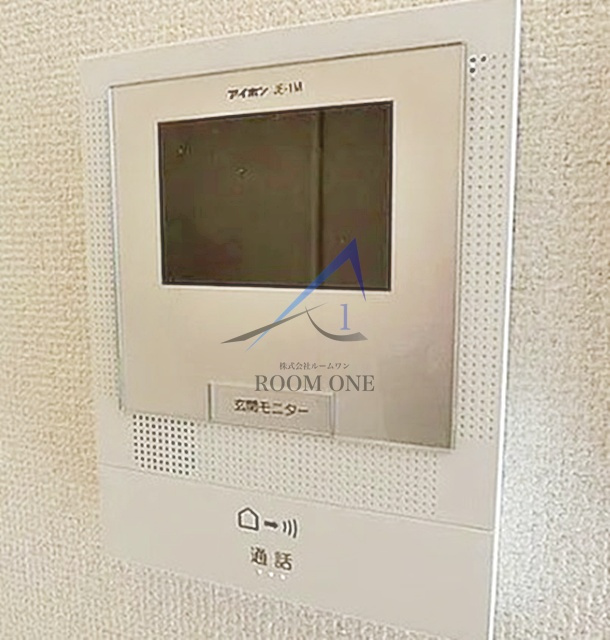 リーフコートのセキュリティ|モニター付きインターホンです。