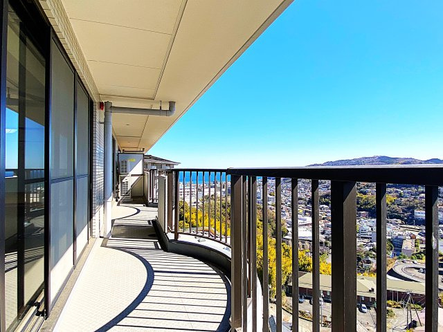 クリオ伊東壱番館のバルコニー