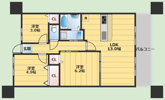 【間取り】 | インプルーブ緑地公園