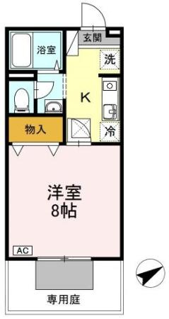 セジュール島田Aの間取り