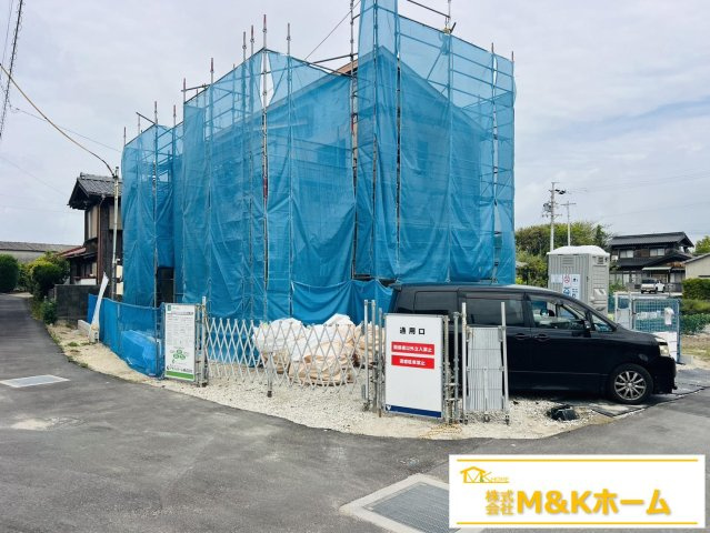 常滑市蒲池町2丁目　全1棟の外観|R8.4.13撮影　基礎完成です♪　並列駐車2台可能☆