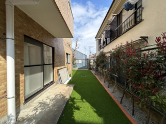 【展望】 | 専用庭と眺望の様子です。～即日のご見学可能～　お問合せはお気軽にどうぞ。
