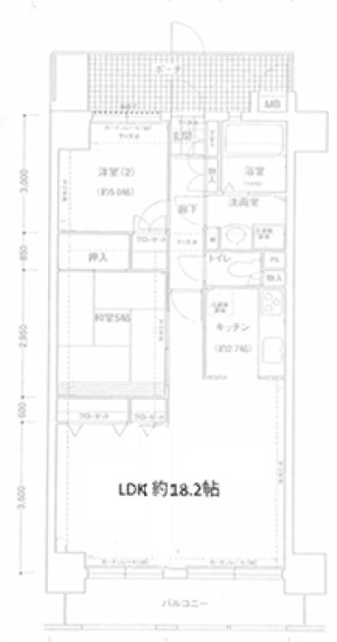 グランドシーズ住之江の間取り