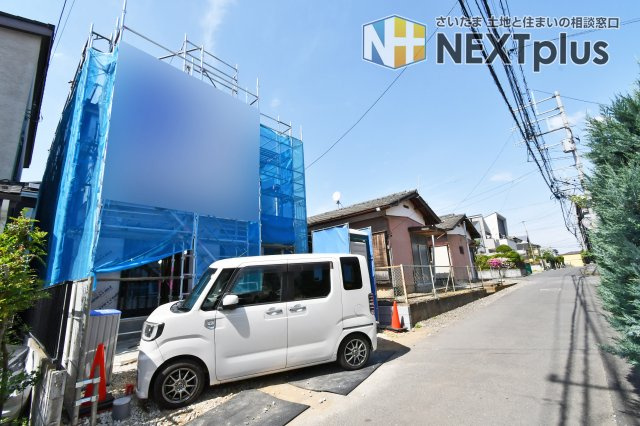 上尾市上尾下4期　全1棟　1号棟の前面道路含む現地写真