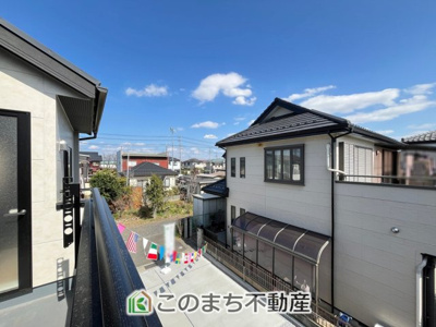 【展望】 | VIIE　久喜市東5丁目2期　2号棟 | バルコニーからの眺めです！
