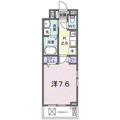 Ｂｏｓｃａｔｏ　Ｍ．の間取り