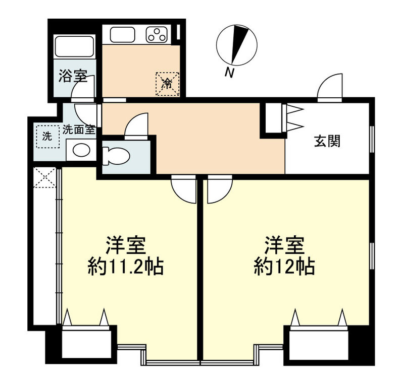ハローレジデンス神保町の間取り