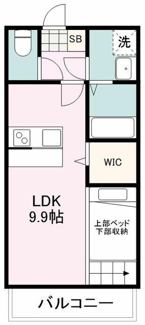 所沢市有楽町のアパートの画像