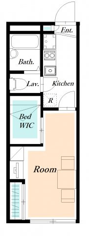 レオパレスシャンブル参番館の間取り
