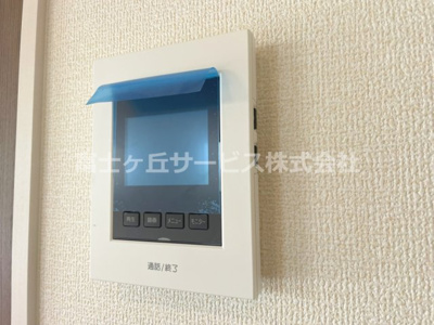 【セキュリティ】 | 掛川市大渕 2期 新築一戸建て | TV付きインターフォンです