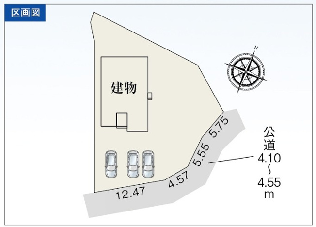 【区画図】 | 掛川市大渕 2期 新築一戸建て | 区画図です