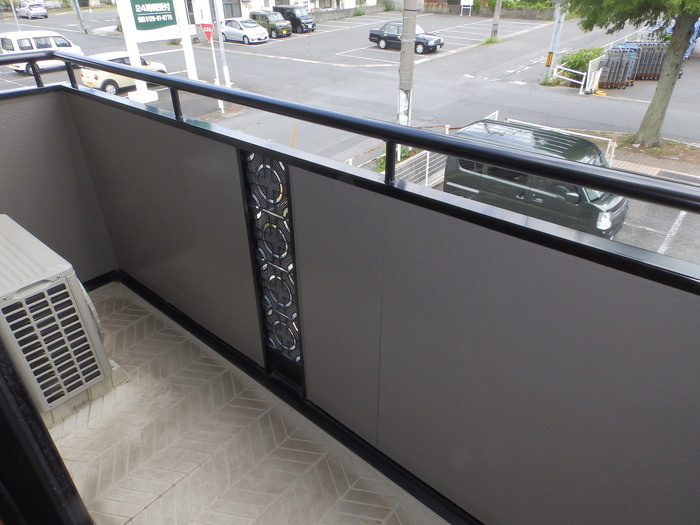 セジュール島田　B棟のバルコニー