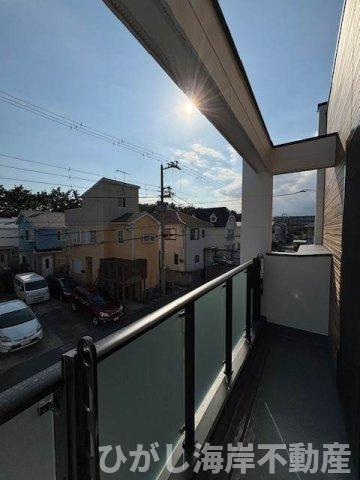 茅ヶ崎市東海岸南3丁目　新築戸建　全3棟のバルコニー|バルコニー