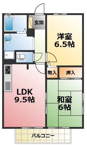 ベアント甲子園の間取り