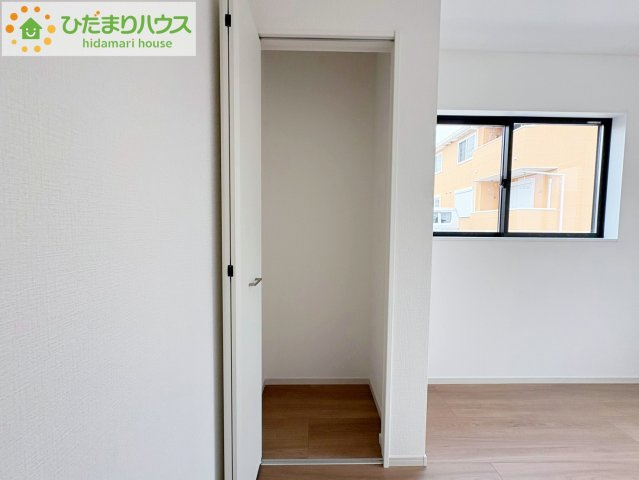 日立市東大沼町11期　新築戸建　4号棟の収納|洋室B　収納