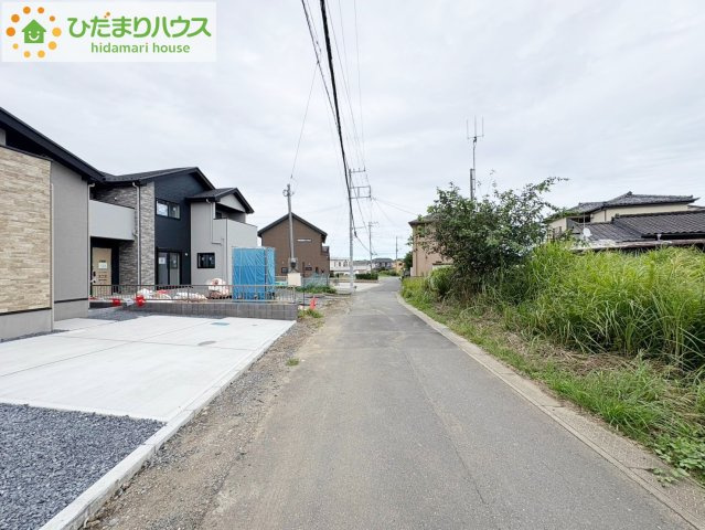 日立市東大沼町11期　新築戸建　4号棟の前面道路含む現地写真|閑静な住宅地で叶える穏やかな新生活☆彡
