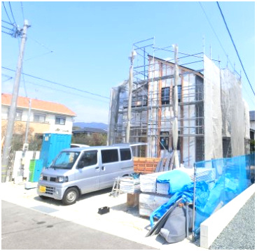 吉野ヶ里町三津5期の外観|工事中