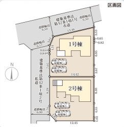 リーブルガーデン小郡市大崎第六の区画図