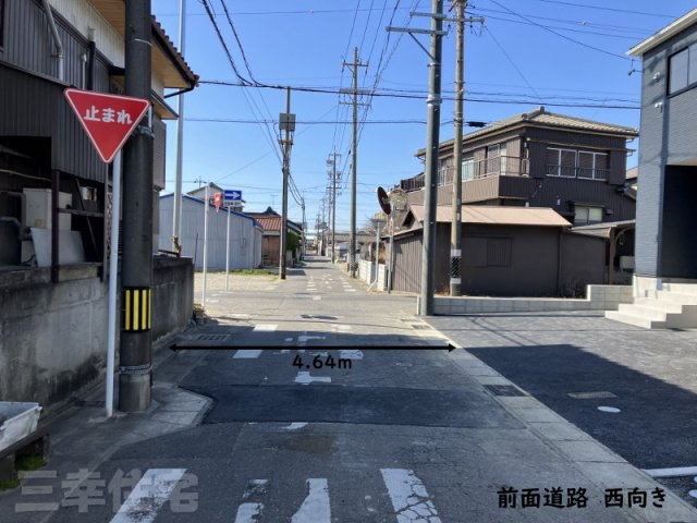 碧南市汐田町の前面道路含む現地写真|前面道路