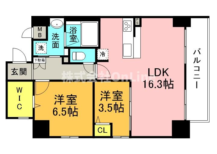 ベルンガーデン上本町の間取り