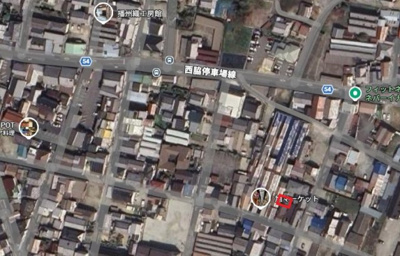 【区画図】 | 西脇市西脇　長屋