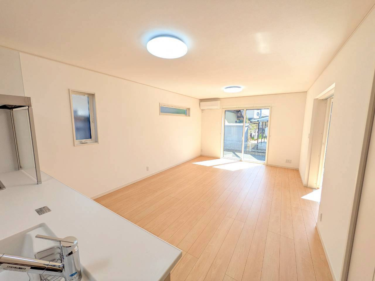 中古戸建ての居間・リビング