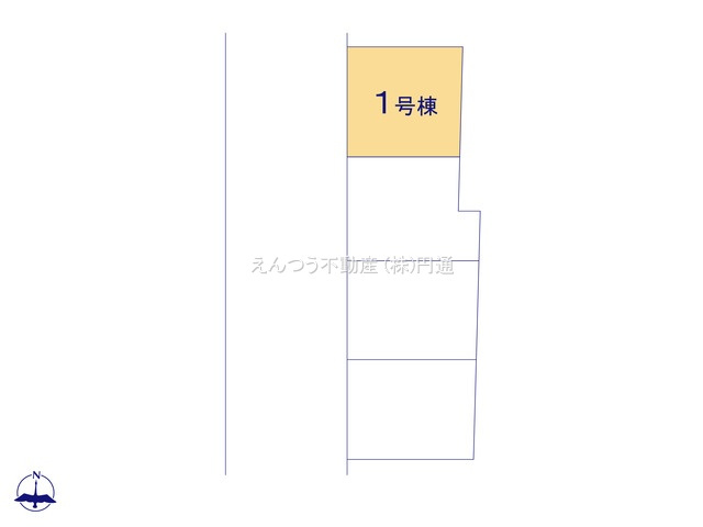 ブルーミングガーデン西高山町2丁目の区画図