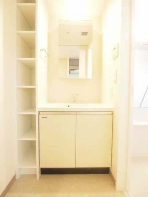 プライムメゾン早稲田　スーパー至近　高層階　ウォークインクロゼットの洗面所