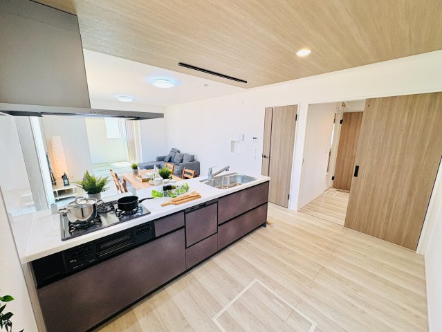 四街道市千代田３丁目２５－１期のキッチン|建築施工例