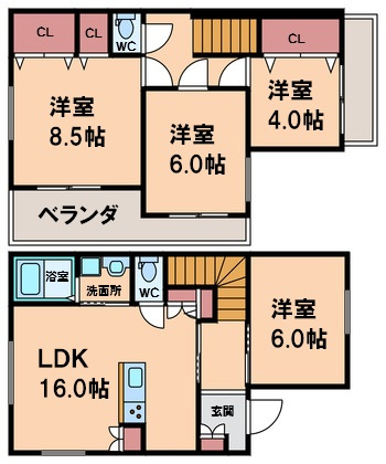 【間取り】 | 丸山通貸家
