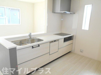 【キッチン】 | 郡山市安積町南長久保1丁目新築一戸建て1棟 | 使いやすいキッチンです