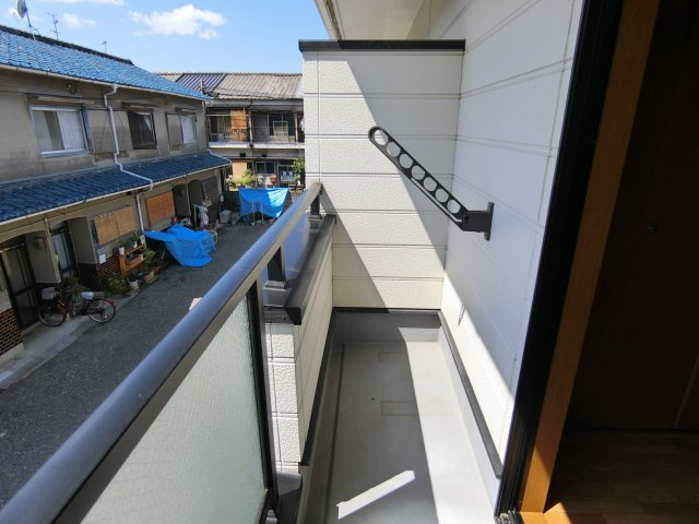 メゾネットＫのバルコニー