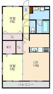 【間取り】 | ガーデンヒルズ城南10