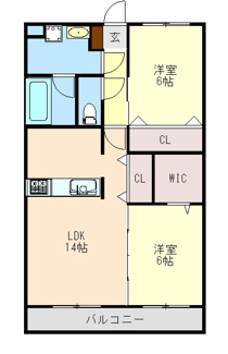 【間取り】 | ガーデンヒルズ城南10