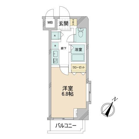 グランド・ガーラ幡ヶ谷EASTの間取り