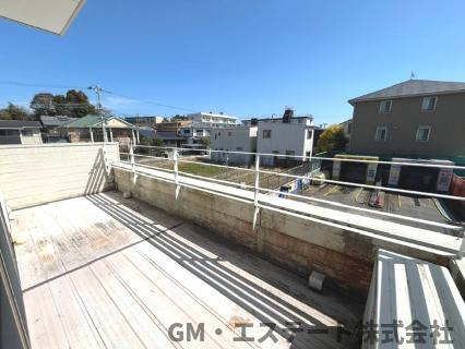宮崎市祇園4丁目　事務所付住宅のバルコニー