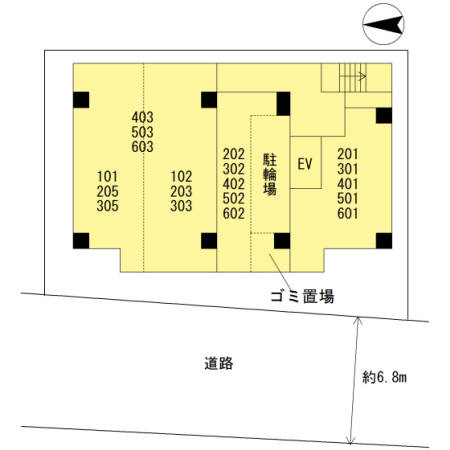 インフィニティの区画図