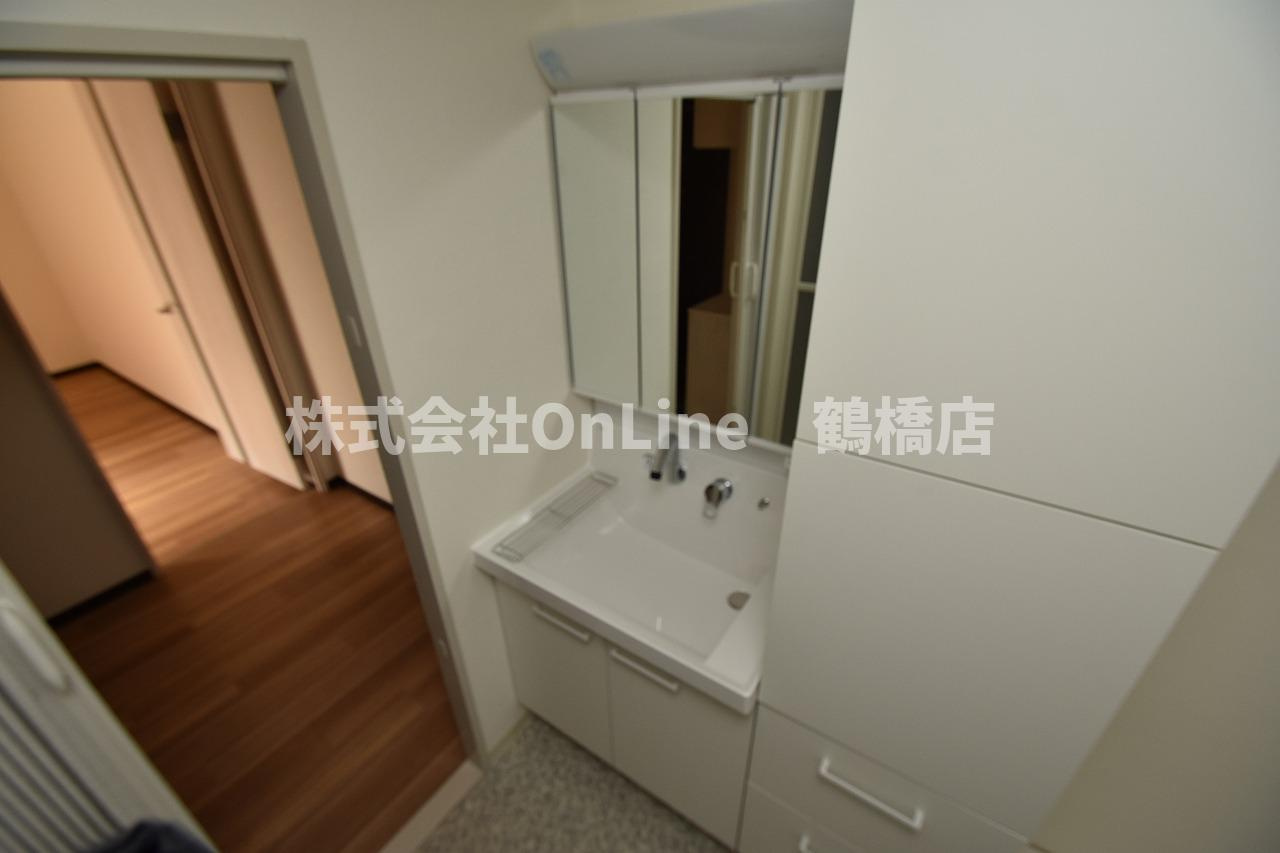 幸田マンション新深江の独立洗面台