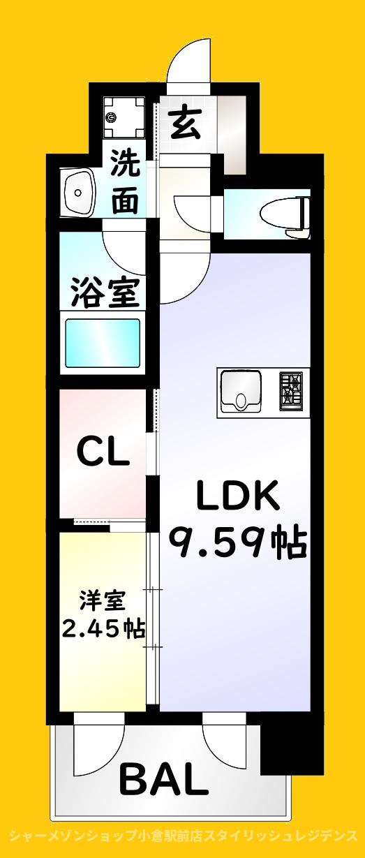 プレジデンス ざ 三萩野の間取り