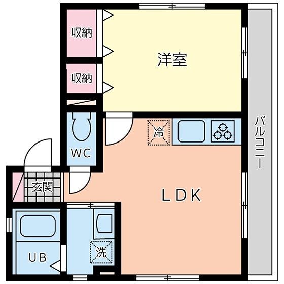 アレットKの間取り