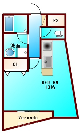 【間取り】 | クリスタルハイツⅡ