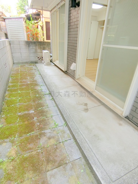 宮澤邸のバルコニー