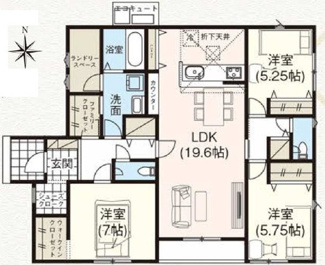 【間取り】 | 郡山市田村町金屋新築一戸建て2棟