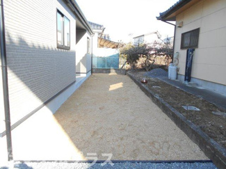 【庭】 | 郡山市田村町金屋新築一戸建て2棟 | お庭です