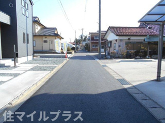 【前面道路含む現地写真】 | 郡山市田村町金屋新築一戸建て2棟 | 前面道路含む現地写真です