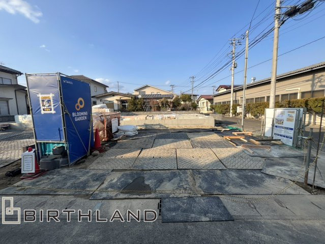 新築戸建・新築建売　福島市東中央二丁目　野田小・野田中の外観|現在建築中です！2026年6月上旬完成予定！同社完成物件ご内覧可能です♪