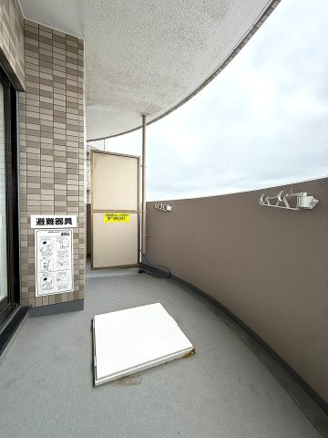 エルシオン琴似のバルコニー